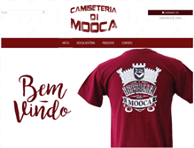 Tablet Screenshot of camiseteriadimooca.com.br